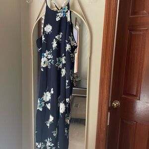 Floral Navy Dress